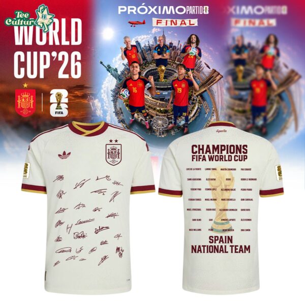 Spain World Cup Champions 2026 Limited Edition Soccer Jersey
