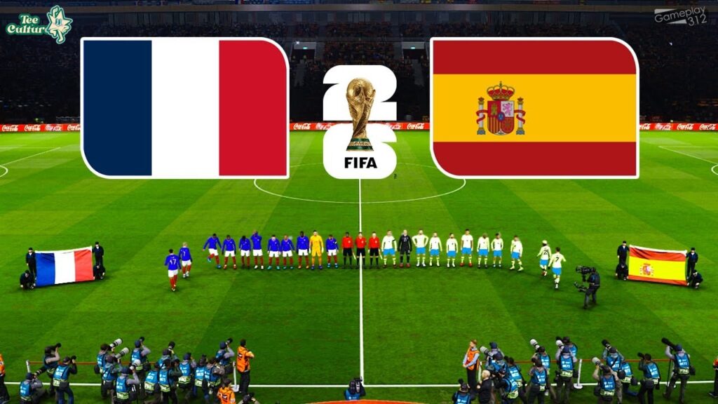 Spain vs France A Clash in the World Cup 2026 Semifinals by Teesculture.com