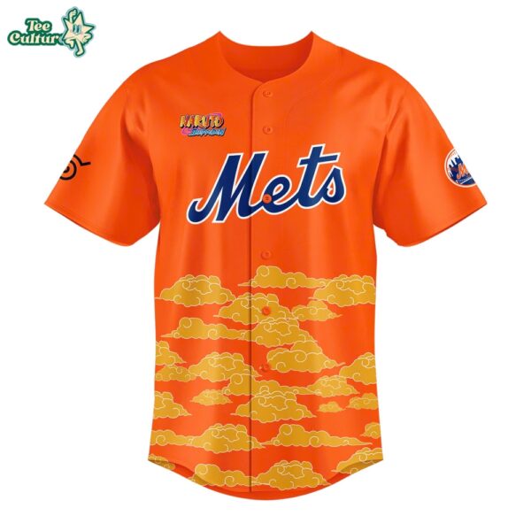 Special 2026 Naruto x New York Mets Custom Baseball Jersey by Teesculture.com