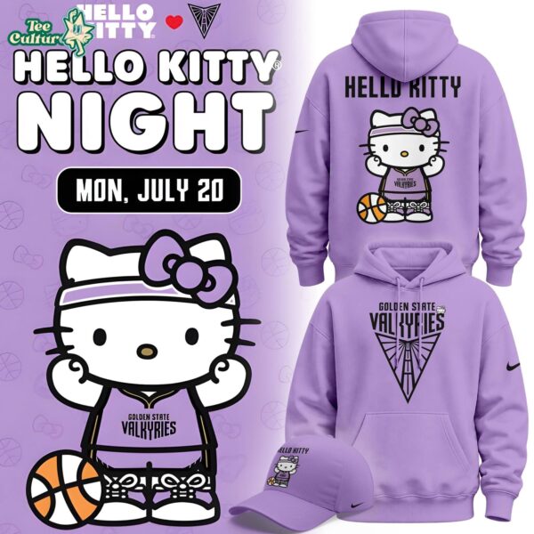 Special Edition Hoodie 2026 Golden State Valkyries X Hello Kitty