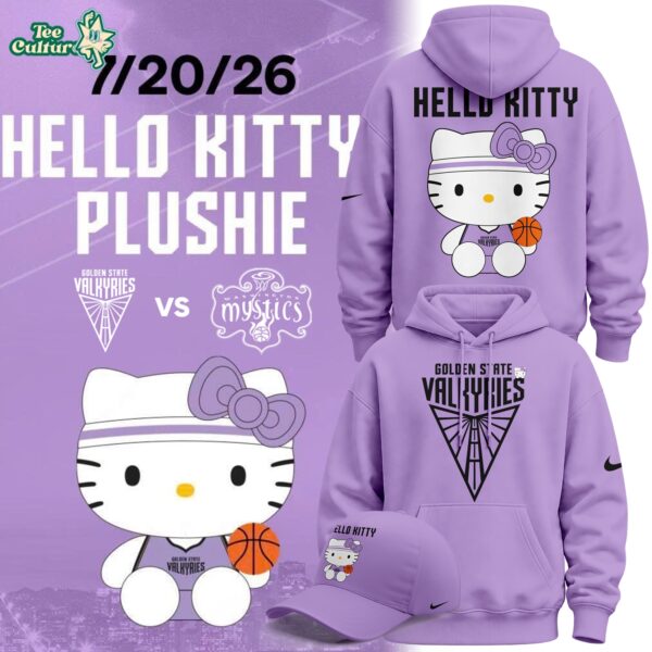 Special Edition Hoodie 2026 Golden State Valkyries X Hello Kitty