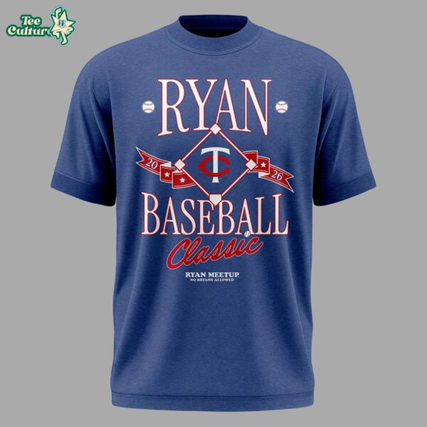 Speical Edition Ryan Baseball Classic Tshirt by Teesculture.com