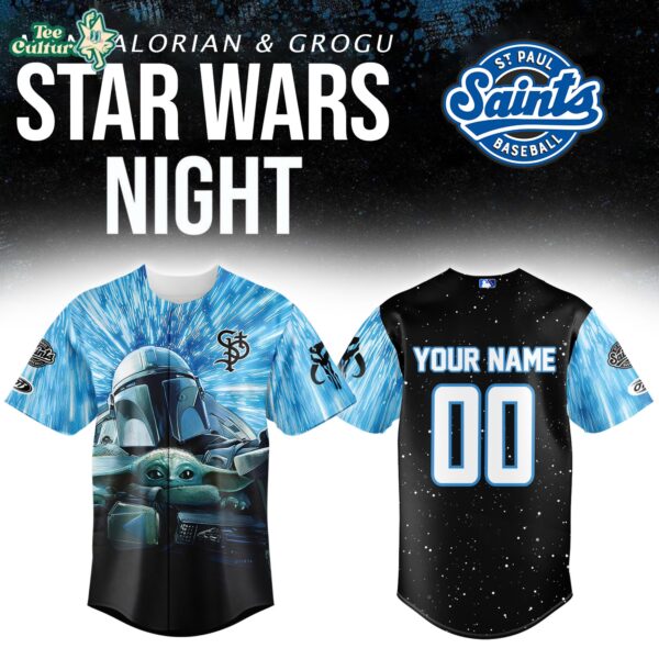 St. Paul Saints X Mandalorian & Grogu Star Wars 2026 Special Baseball Jersey