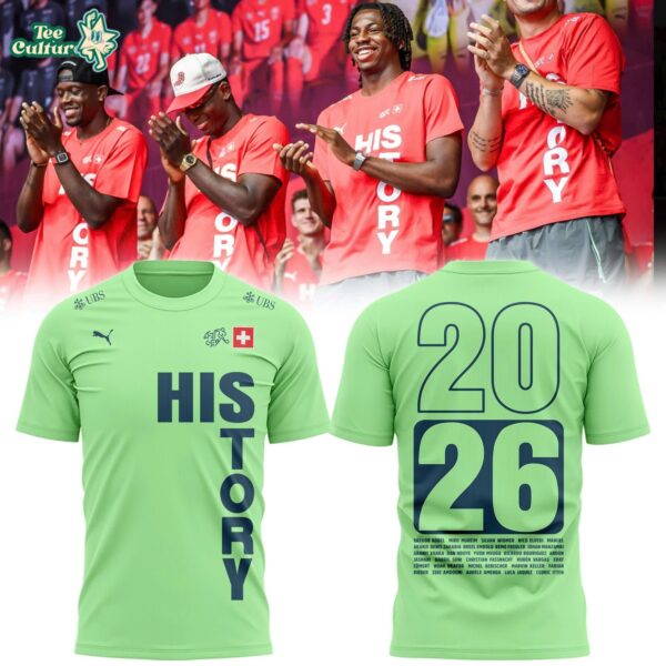 Switzerland National Team HISTORY 2026 Limited Edition Green Shirt