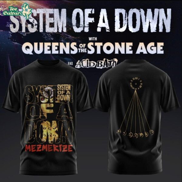 System of a Down UK & Europe Tour 2026 Black Collection Unisex T-Shirt V6