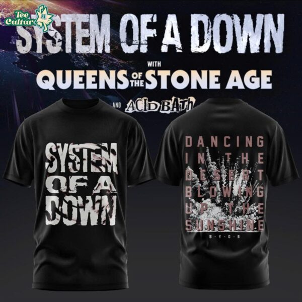 System of a Down UK & Europe Tour 2026 Black Collection Unisex T-Shirt V7