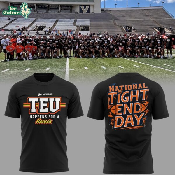TEU Happens Reese's National Tight End Day 2026 Limited Edition T-Shirt