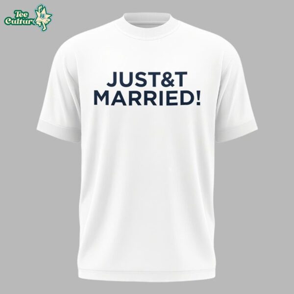 Taylor Swift JUSTT MARRIED 2026 Limited Edition Fan TShirt by Teesculture.com