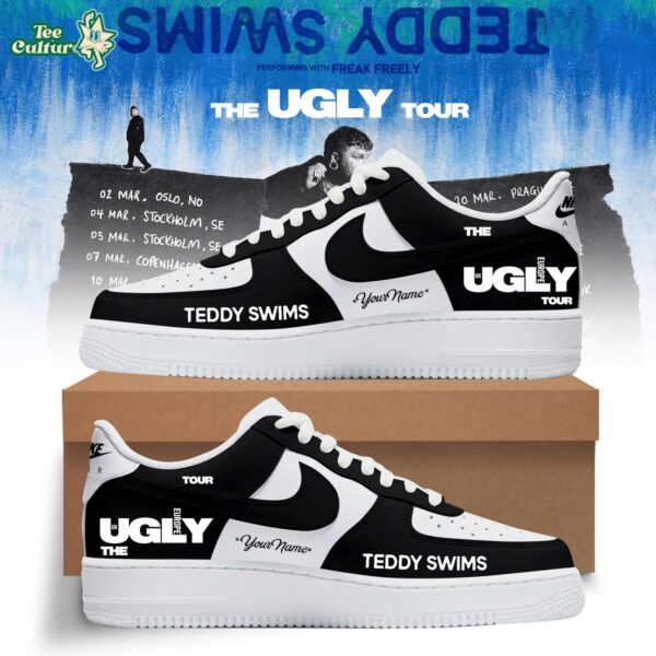 Teddy Swims The Ugly Europe & UK Tour 2027 Air Force 1 Shoes Ver2