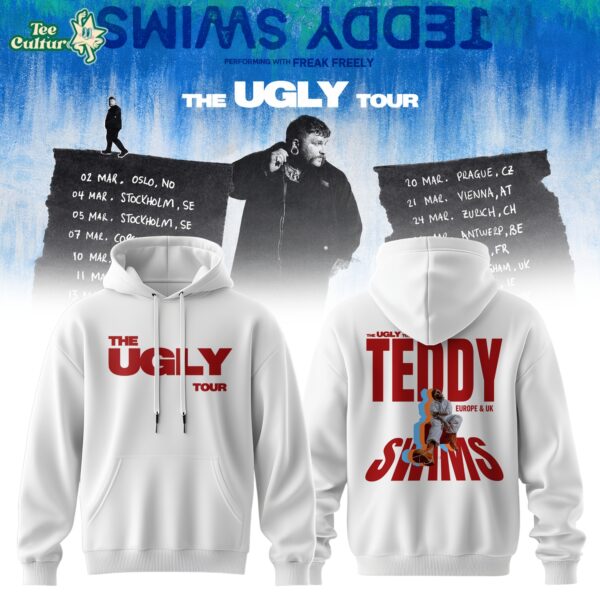 Teddy Swims The Ugly Europe & UK Tour 2027 Tour Hoodie Ver2