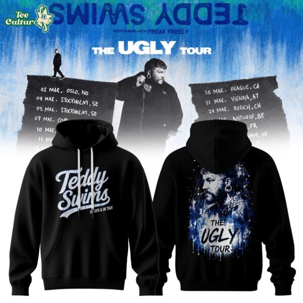 Teddy Swims The Ugly Europe & UK Tour 2027 Tour Hoodie Ver5
