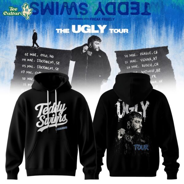 Teddy Swims The Ugly Europe & UK Tour 2027 Tour Hoodie Ver6