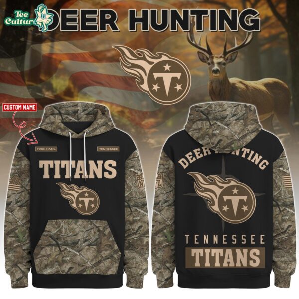 Tennessee Titans Deer Hunting Limited Edition Hoodie – NFL Hunting Hoodie for Fans