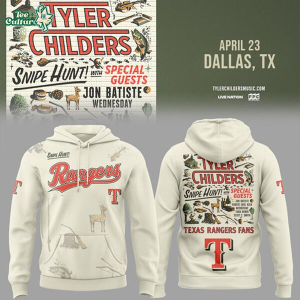 Texas Rangers and Tyler Childers Limited Edition Snipe Hunt Tour Hoodie