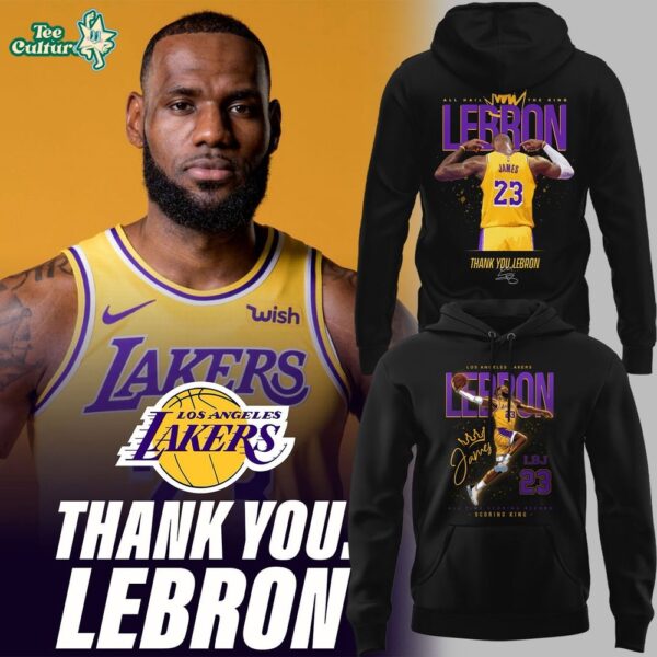 Thank You LeBron James Los Angeles Lakers 2026 Limited Edition Hoodie