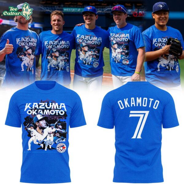 Toronto Blue Jays Kazuma Okamoto #7 Vintage T-shirt