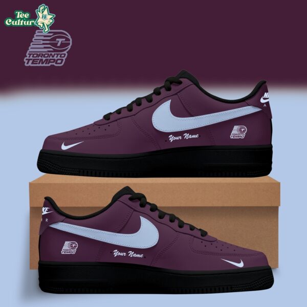 Toronto Tempo WNBA x Back 2 Black Edition Nike Air Force 1 Low Custom Shoes for Fans V2
