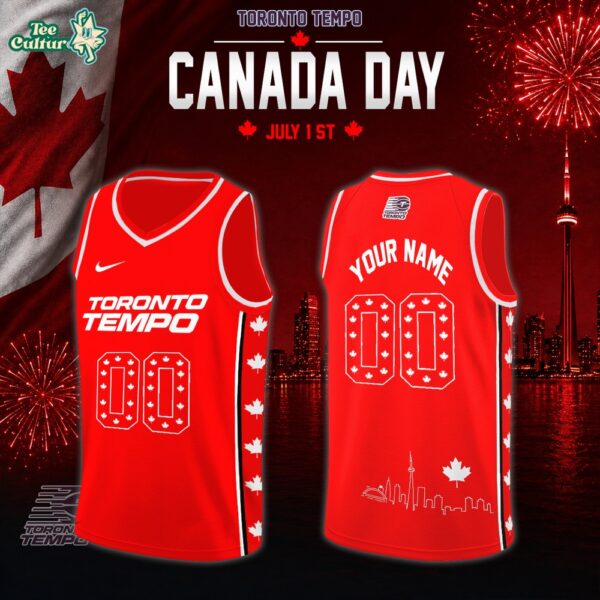 Toronto Tempo WNBA x Canada Day Edition Jersey Custom For Fans Red