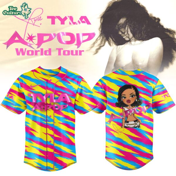 Tyla Apop World Tour 2026 Special Edition Baseball Jersey