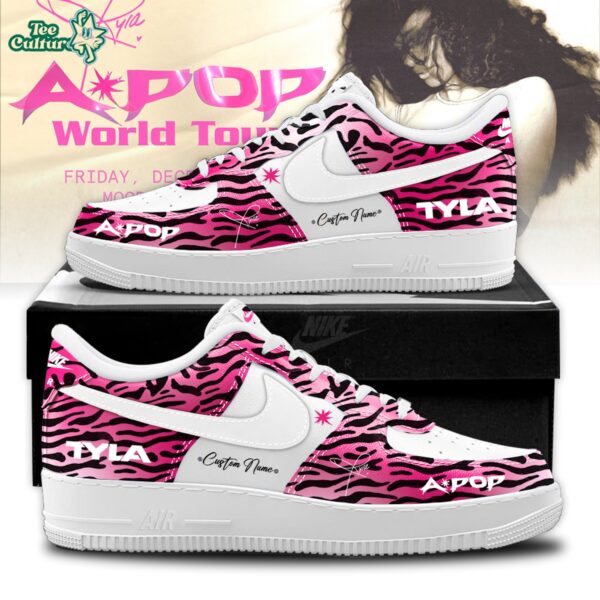 Tyla A*pop World Tour Concert Nike Air Force 1 Shoes