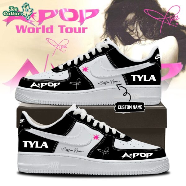 Tyla Apop World Tour Custom Nike Air Force 1 Sneakers