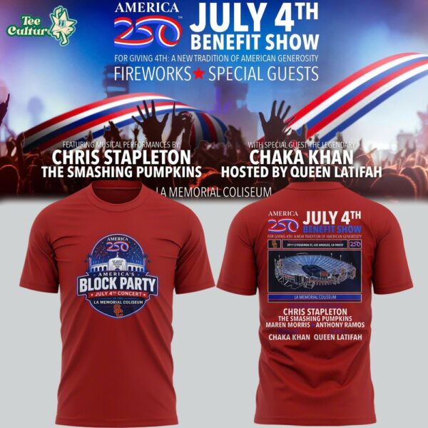 USC Trojans x America250 July 4th Benefit Show 2026 Red Limited Edition T-Shirt