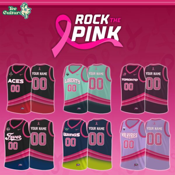 WNBA All Teams Rock The Pink 2026 Limited Edition Basketball Jersey