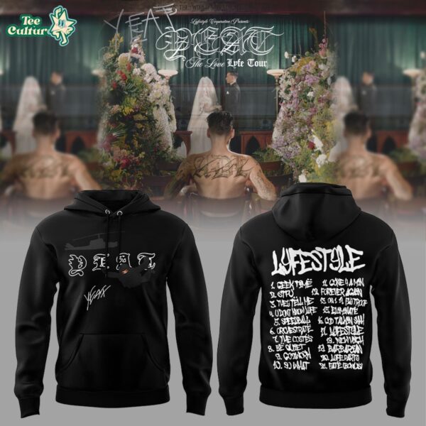 Yeat The Love / Lyfe Tour 2026 Graphic Hoodie