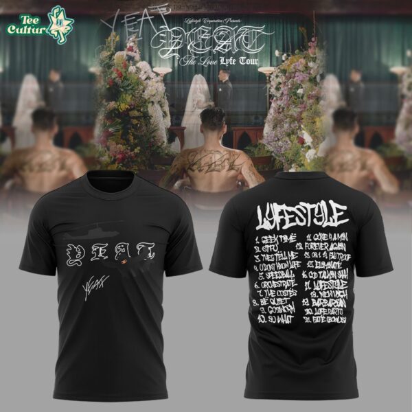 Yeat The Love / Lyfe Tour 2026 Graphic T-Shirt