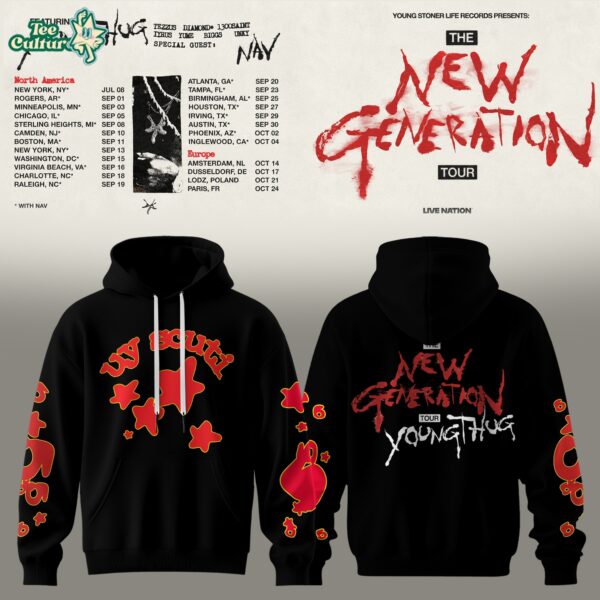 Young Thug - The New Generation World Tour 2026 Limited Hoodie V4