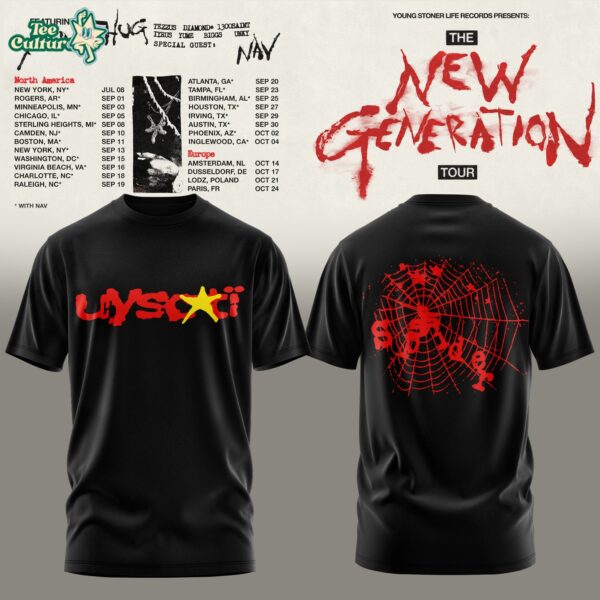 Young Thug - The New Generation World Tour 2026 Limited TShirt V4