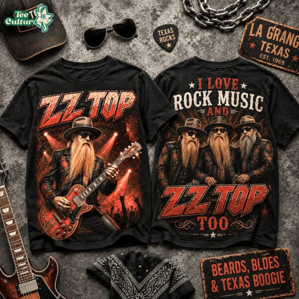 Zz Top La Grange Classic Rock Shirt