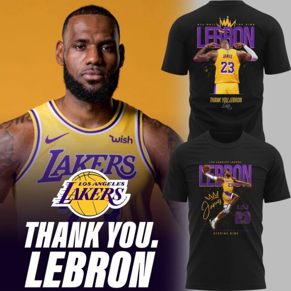 Thank You LeBron James Los Angeles Lakers 2026 Limited Edition T-Shirt