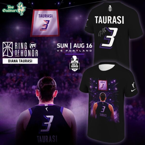 2026 Diana Taurasi Signature T-Shirt For Phoenix Mercury Fans - Limited Edition WNBA Apparel