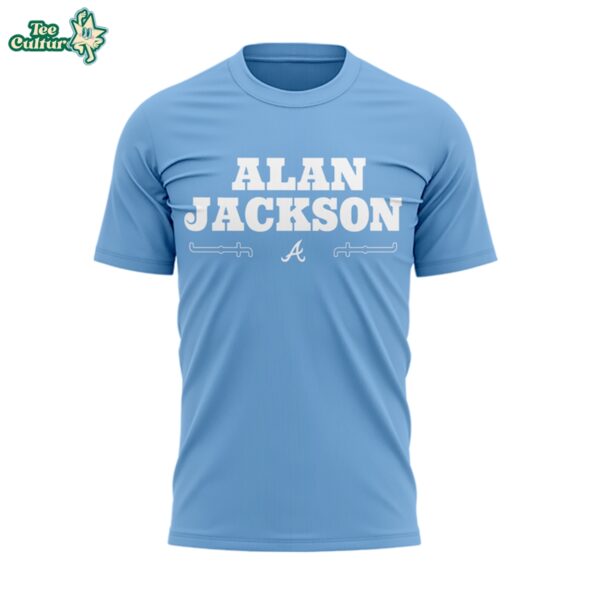 Alan Jackson Atlanta Braves Blue Limited Edition 2026 Shirt by Teesculture.com
