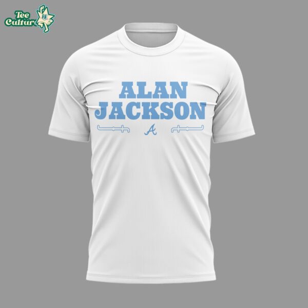 Alan Jackson Atlanta Braves White Limited Edition 2026 Shirt by Teesculture.com