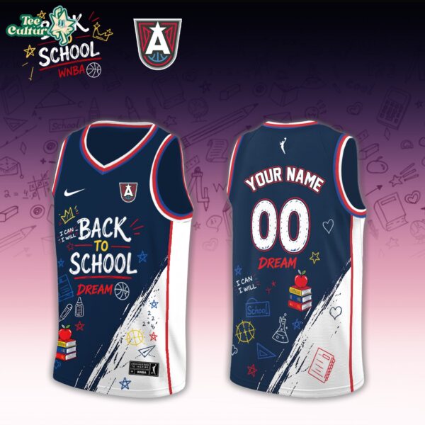 Atlanta Dream WNBA Back To School 2026 Limited Edition Black Jersey