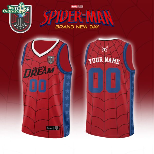 Atlanta Dream X Spider-Man Brand New Day 2026 Limited Edition Basketball Jersey