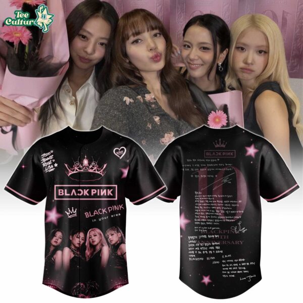 BLACKPINK Special 10th Anniversary Limited Edition Baseball Jersey - K-Pop Streetwear Jersey