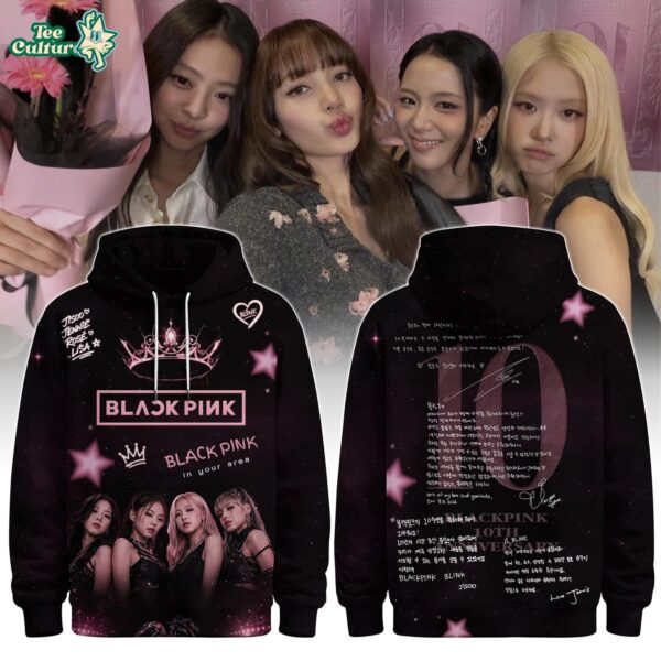 BLACKPINK Special 10th Anniversary Limited Edition Hoodie - K-Pop Fan Apparel