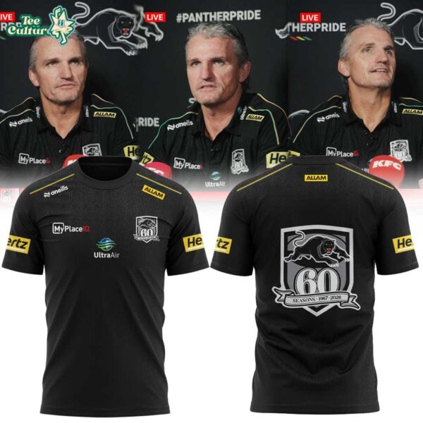Coach Ivan Cleary 2026 Penrith Panthers Black Media Special Edition Shirt
