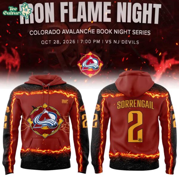 Colorado Avalanche Fourth Wing Night Book Night Series Special Hoodie