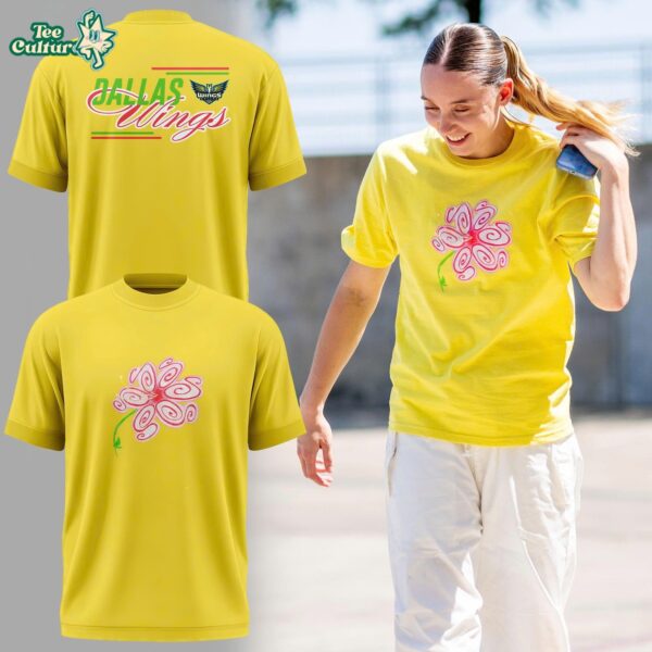 Dallas Wings S Flower Graphic T-Shirt 2026 Ver2