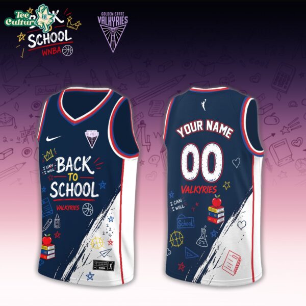 Golden State Valkyries WNBA Back To School 2026 Limited Edition Black Jersey