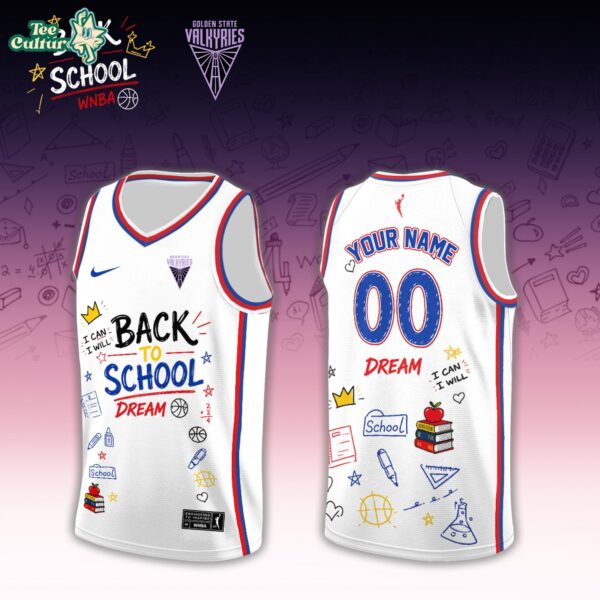 Golden State Valkyries WNBA Back To School 2026 Limited Edition White Jersey