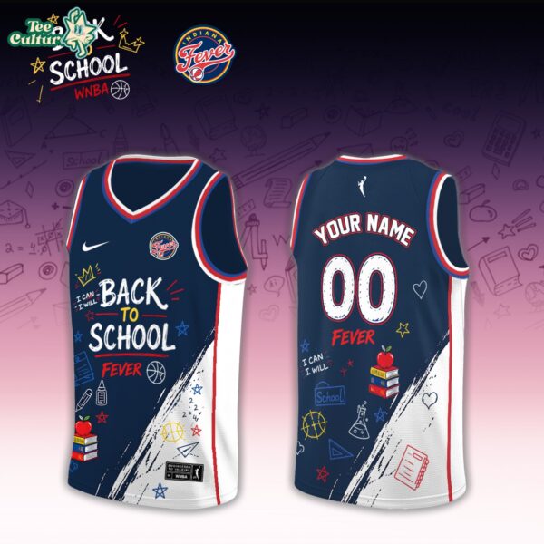 Indiana Fever WNBA Back To School 2026 Limited Edition Black Jersey