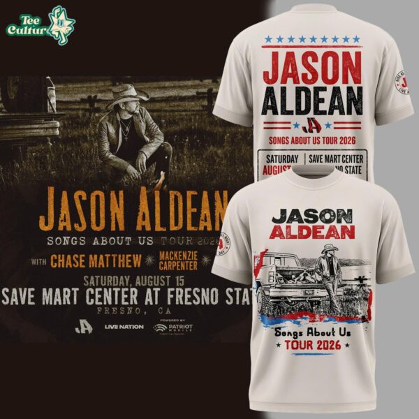 Jason Aldean Songs About Us Tour 2026 T-Shirt