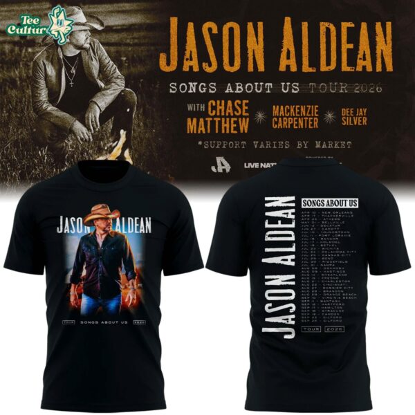 Jason Aldean Songs About Us Tour T-Shirt