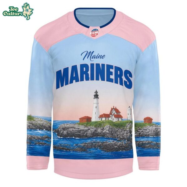 Maine Mariners Summer Series 2026 Special Hockey Jersey by Teesculture.com
