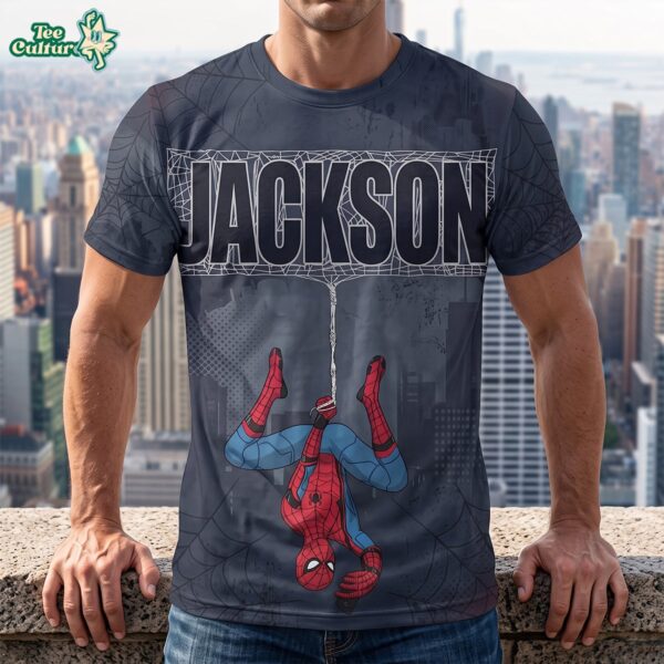 Marvel Spider-Man Web-Slinging Hero Shirt Personalized Gift for Movie Fans
